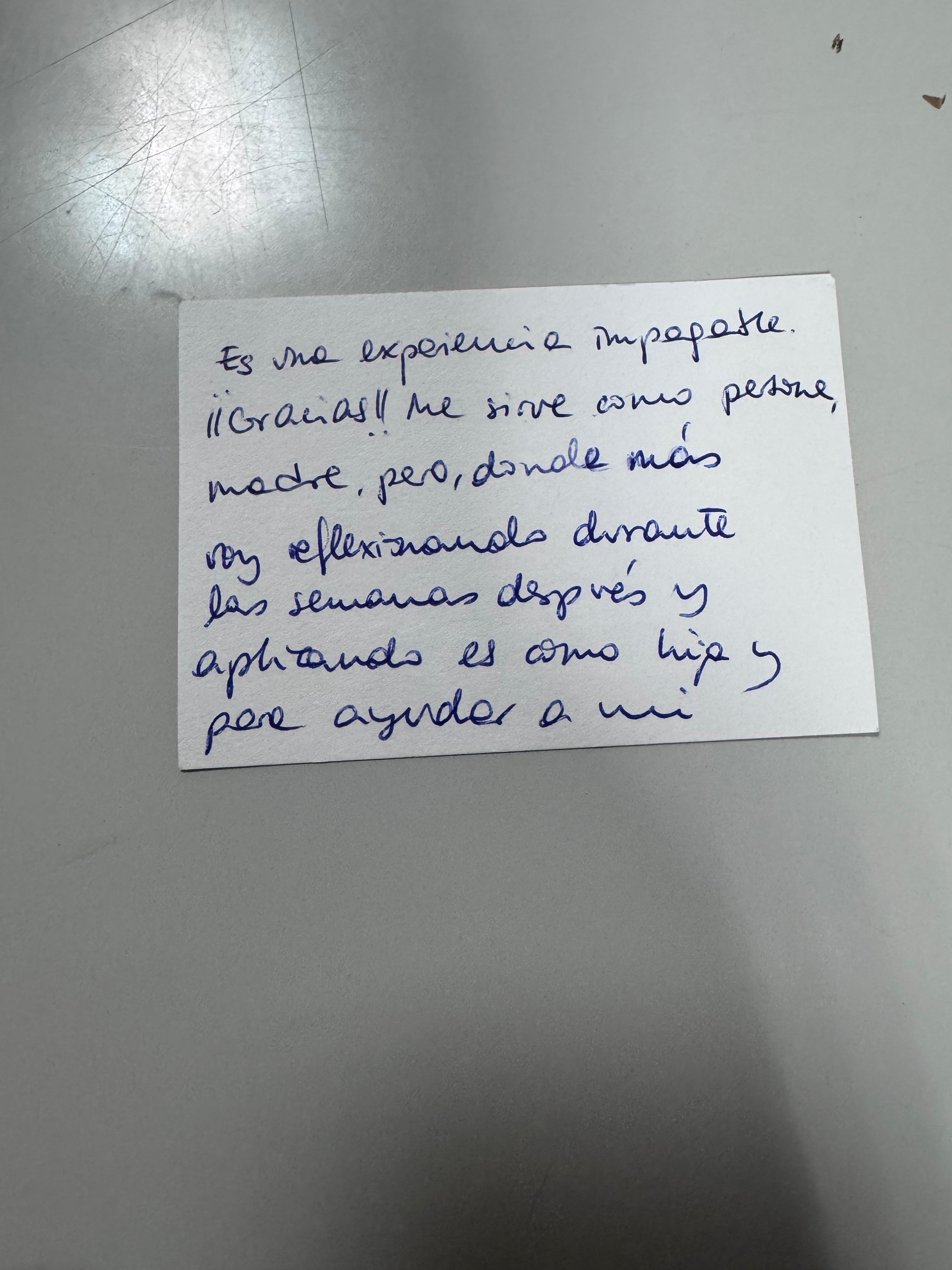 Testimonio de paciente 13